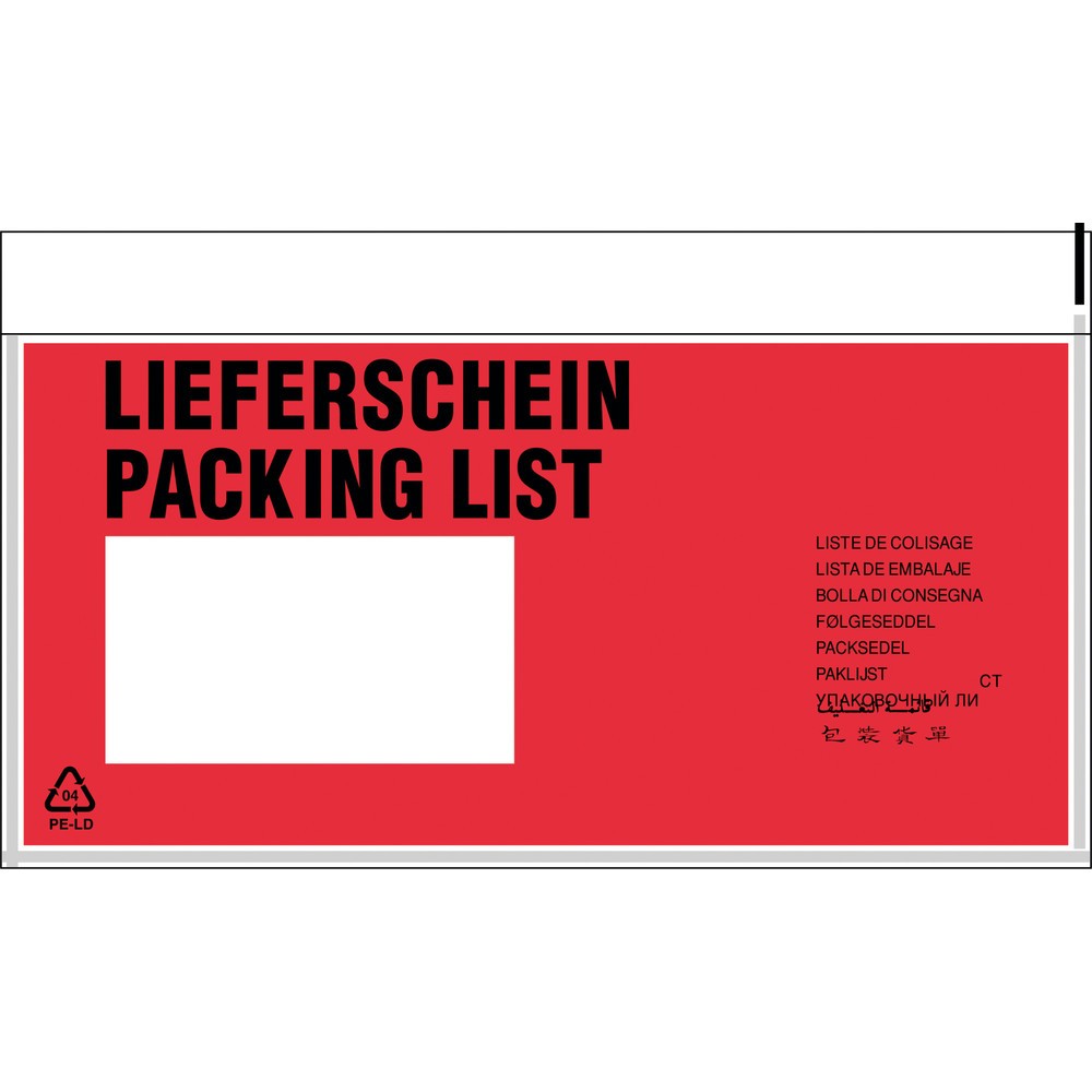 Illustration du produit: Porte-documents « Bon de livraison », Lxl 240 x 110 mm, DIN long, 1.000 pcs/UV