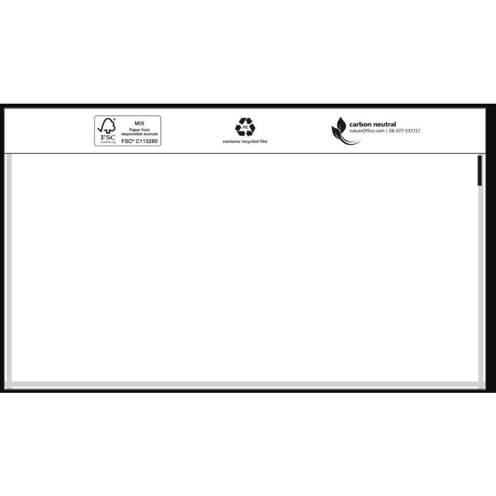 Illustration du produit: Porte-documents sans impression, Lxl 240 x 110 mm, DIN long, 1.000 pcs/UV