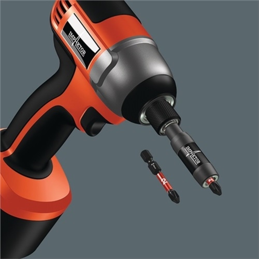 Produktabbildung Nr. 3: Porte-embout 897/4 IMP R pour 1/4 po. embouts C 6,3 L. 75 mm avec aimant annulai