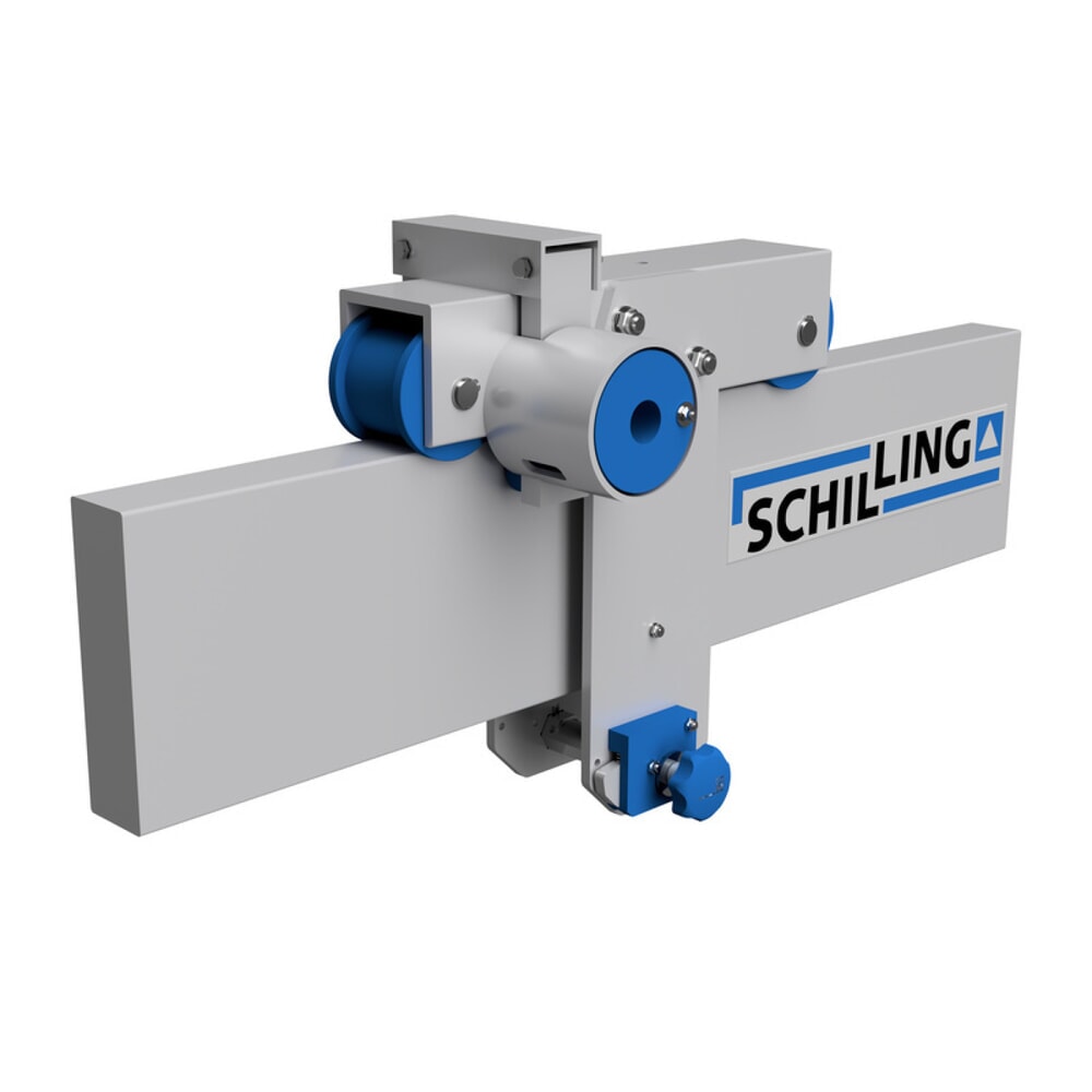 N° de l'image du produit 9 : Portique de levage SCHILLING en aluminium avec double traverse divisible, point d'accrochage 1.785-2.835 mm, longueur 4.000 mm, capacité de charge 1.000 kg