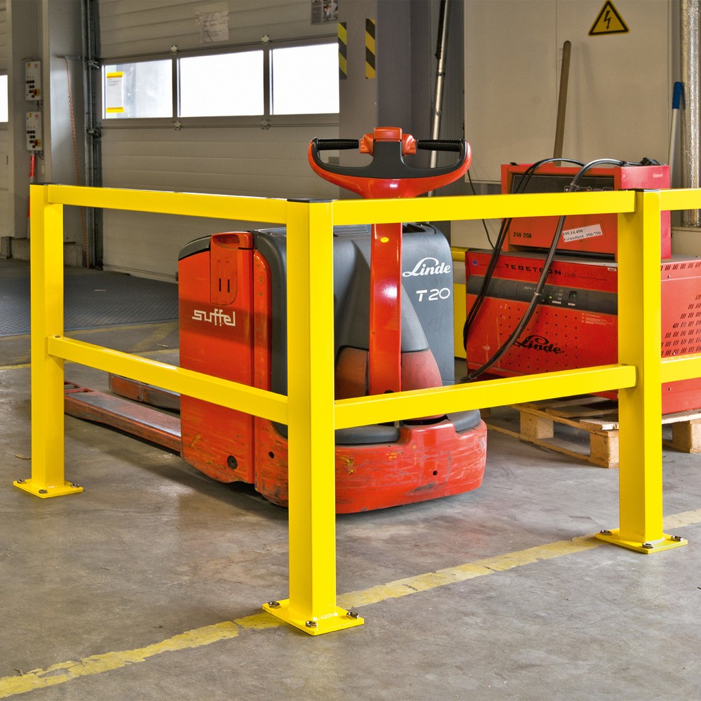 Produktabbildung Nr. 4: Rambarde de protection S-Line, pour l’intérieur, poteau central, hauteur 1 000 mm