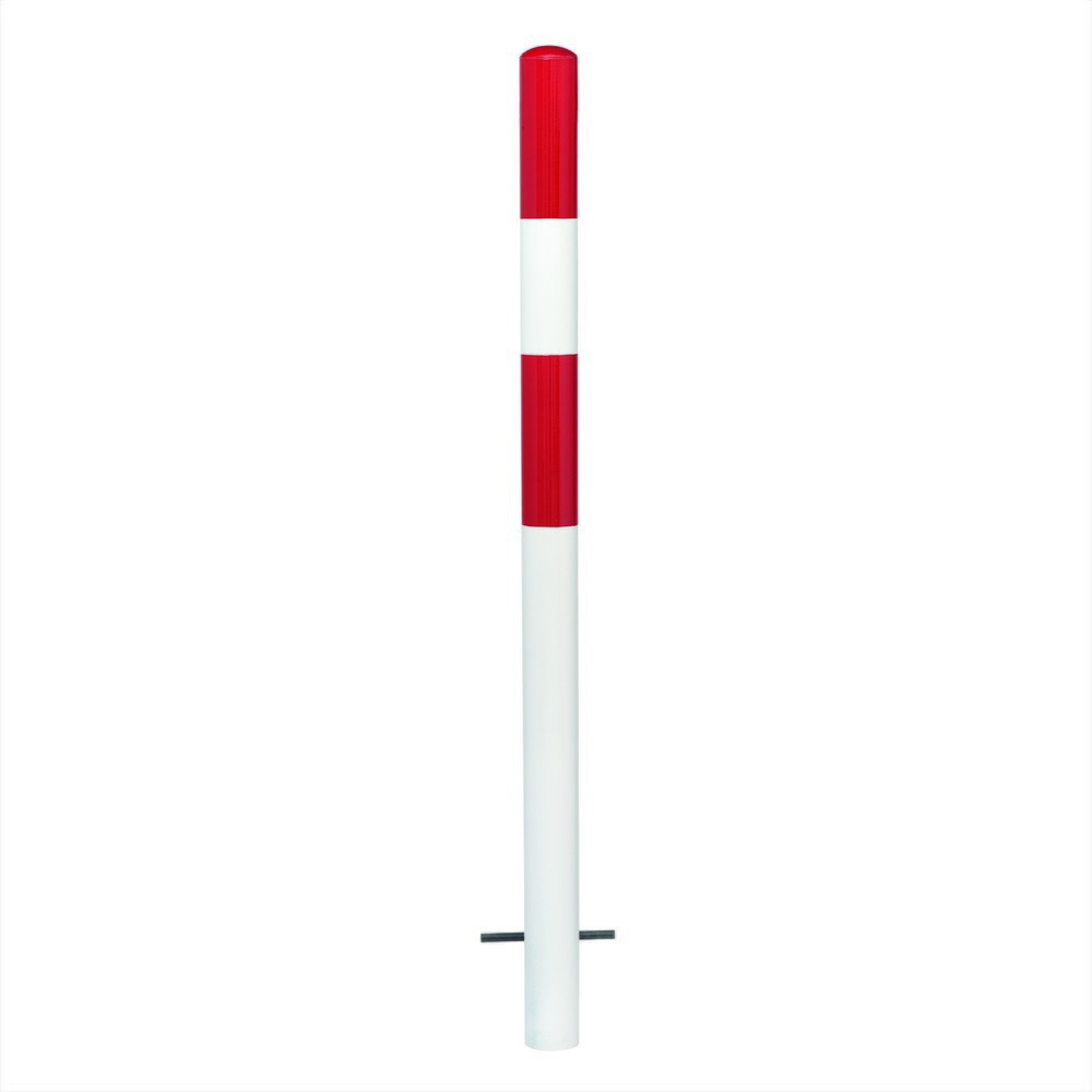 Illustration du produit: Potelet MORAVIA MORION, fixe, tube rond Ø 76 mm, revêtement en plastique, à bétonner, sans œillet pour chaîne