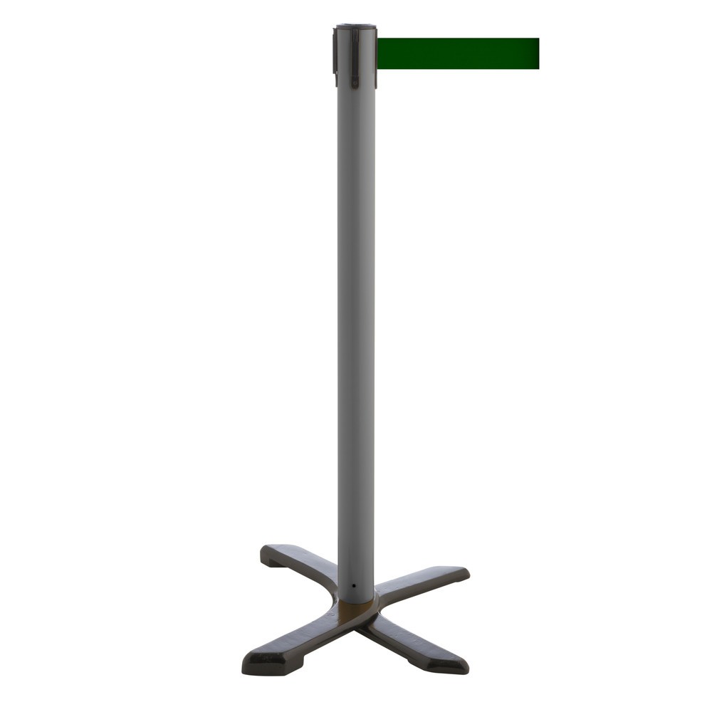 Produktabbildung Nr. 1: Potelet de délimitation pied en croix, longueur de sangle 4 m, anthracite, Vert foncé