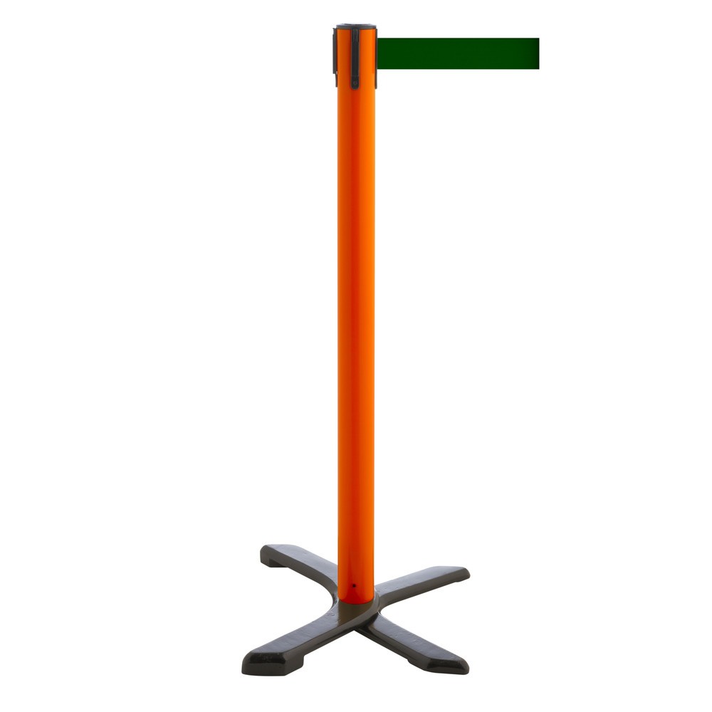 Produktabbildung Nr. 1: Potelet de délimitation pied en croix, longueur de sangle 4 m, rouge, Vert foncé