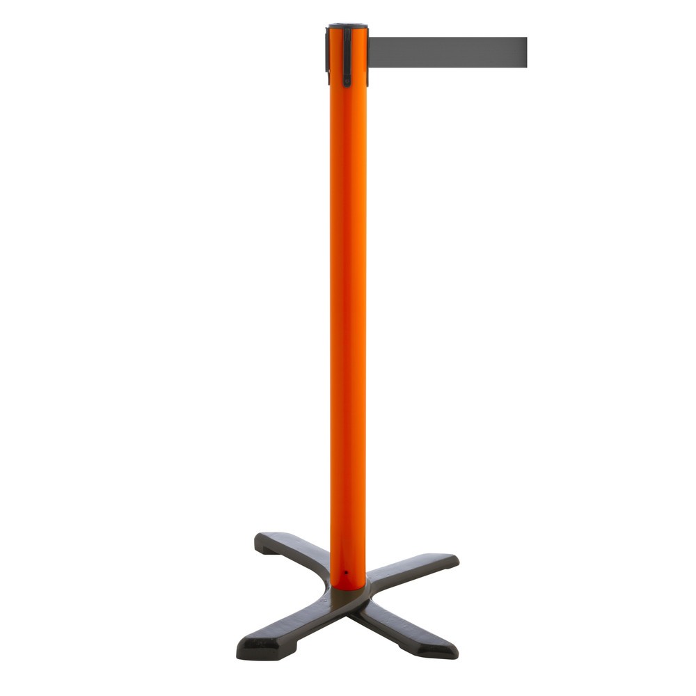 Produktabbildung Nr. 1: Potelet de délimitation pied en croix, longueur de sangle 4 m, rouge, gris