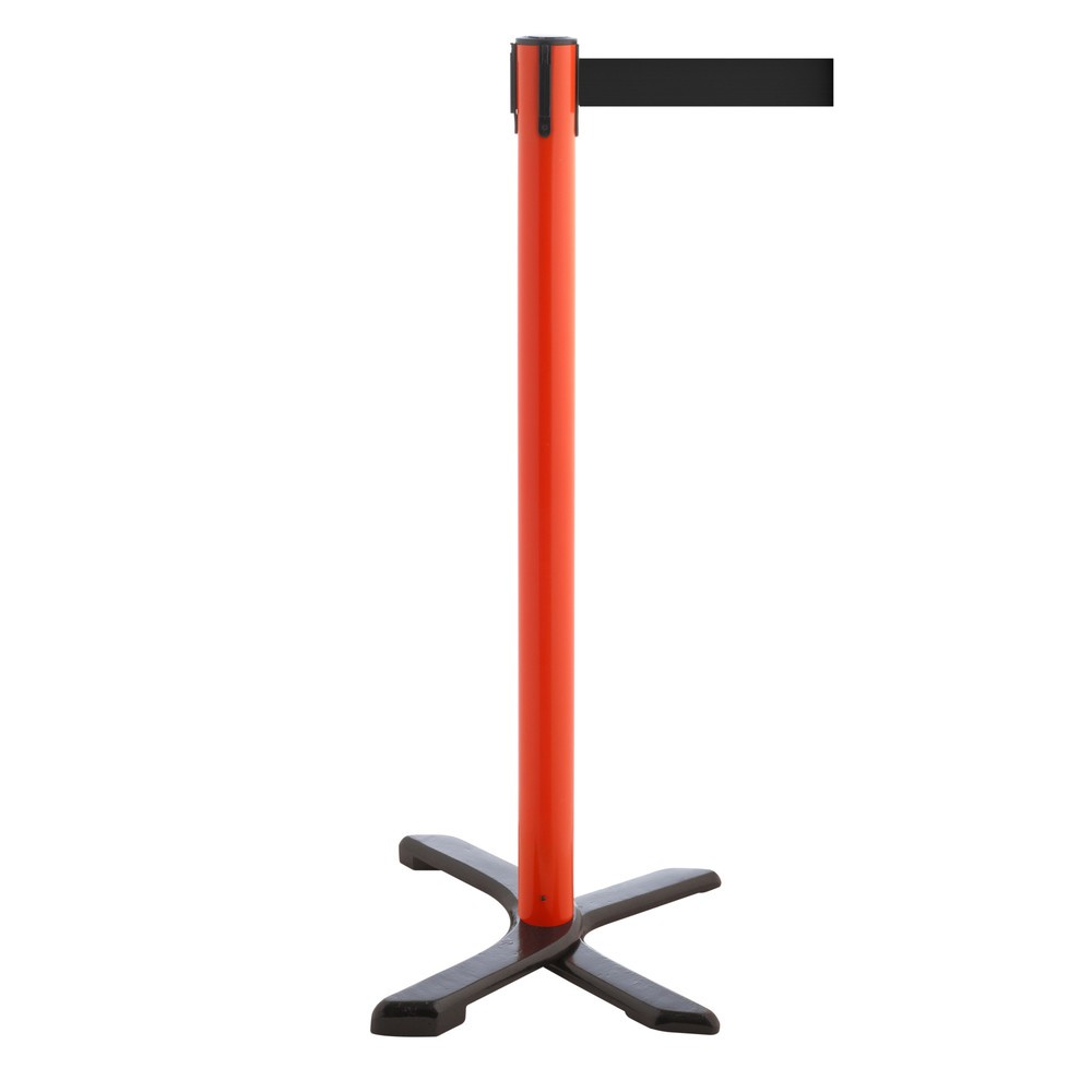 Produktabbildung Nr. 1: Potelet de délimitation pied en croix, longueur de sangle 4 m, rouge, noir