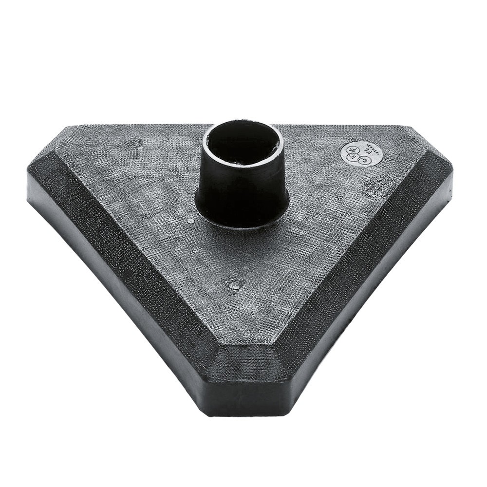 Produktabbildung Nr. 2: Potelet à chaîne simple, pied en plastique (triangle), rouge/blanc