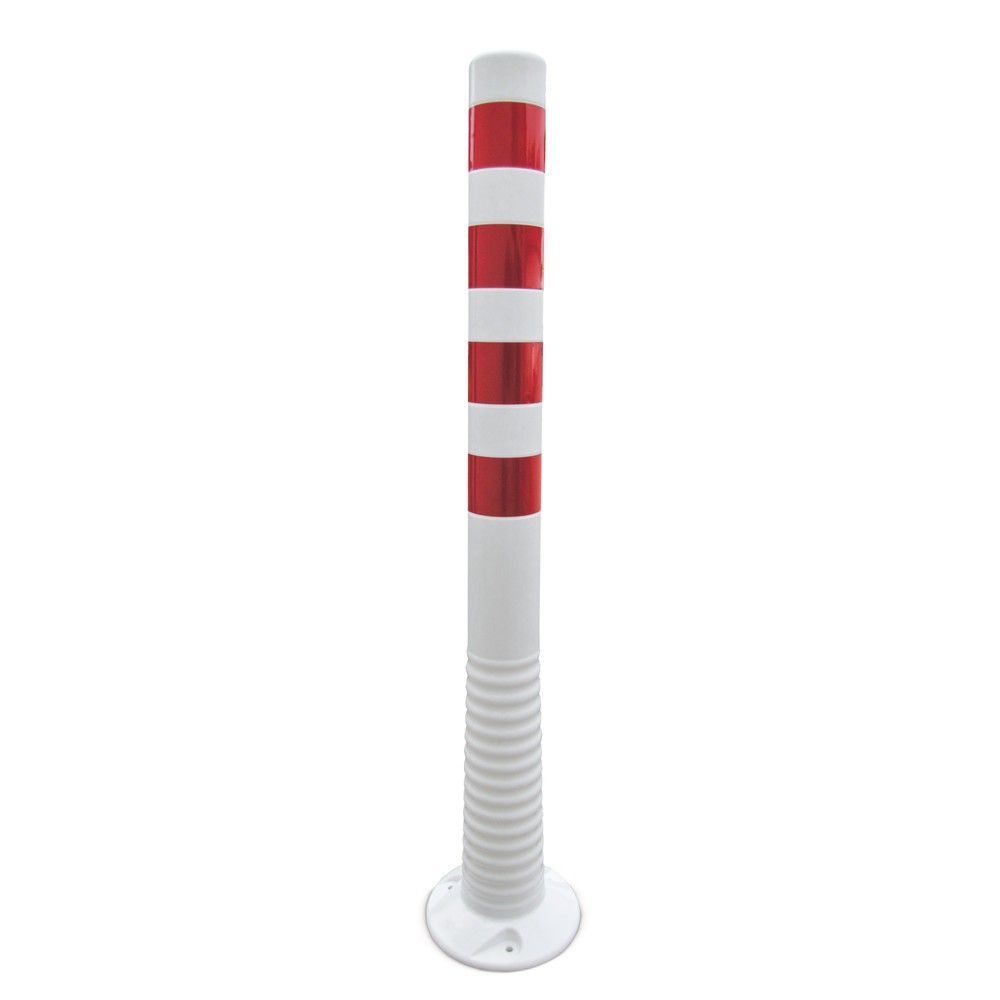 Produktabbildung Nr. 1: Potelets flexibles, Ø 80 mm, hauteur 300 mm, blanc/rouge