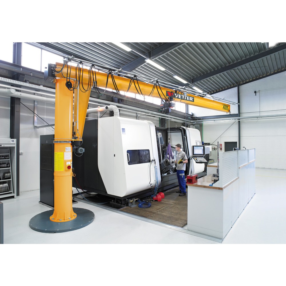 Produktabbildung Nr. 4: Potence VETTER®, palan électrique à chaîne LIFTKET inclus, version sur fût, plage de pivotement de 360°, portée 3 000 mm, palan électrique à chaîne LIFTKET inclus, capacité de charge 250 kg