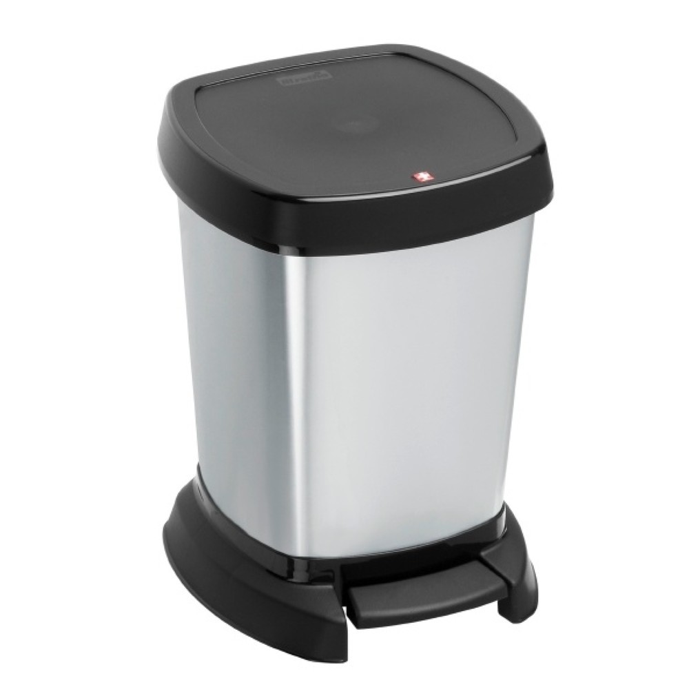 Illustration du produit: rothopro® Paso Poubelle à pédale métallique 6 litres