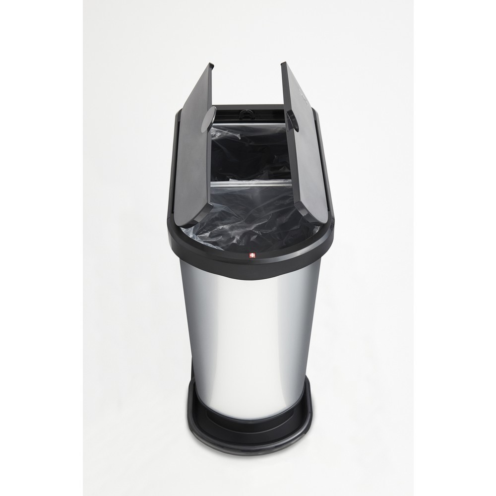 Produktabbildung Nr. 6: Poubelle à pédale rothopro® PASO duo, 50 l, métallique