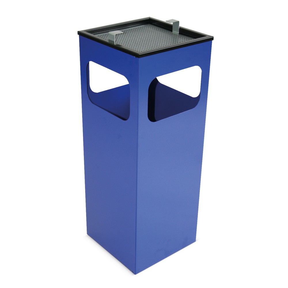 Produktabbildung Nr. 1: Poubelle-cendrier KUBA, 15 litres, bleu