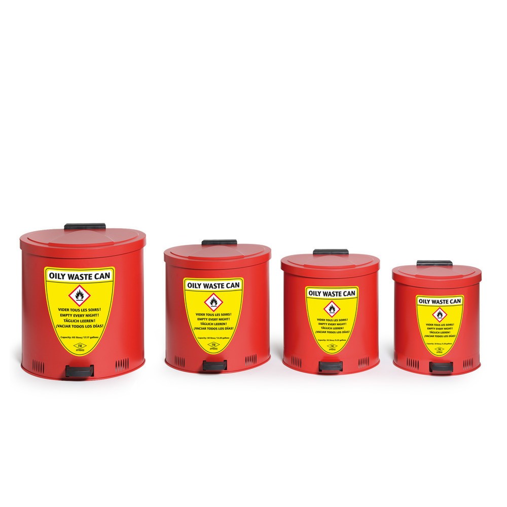 Produktabbildung Nr. 3: Poubelle de sécurité SSB, acier, rouge, 20 litres