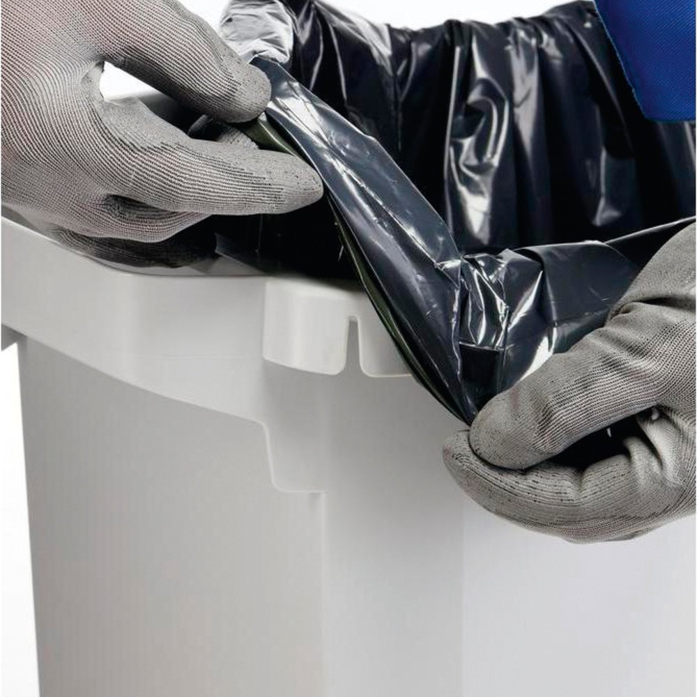Produktabbildung Nr. 2: Conteneur à déchets DURABIN 60 litres, avec couvercle, PP, gris/vert