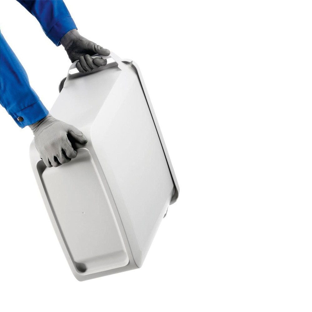 Produktabbildung Nr. 3: Conteneur à déchets DURABIN 60 litres, avec couvercle, PP, gris/vert