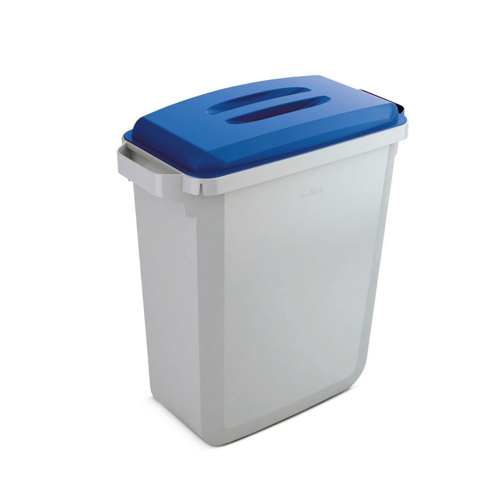 Produktabbildung Nr. 1: Conteneur à déchets DURABIN 60 litres, avec couvercle, PP, gris/bleu