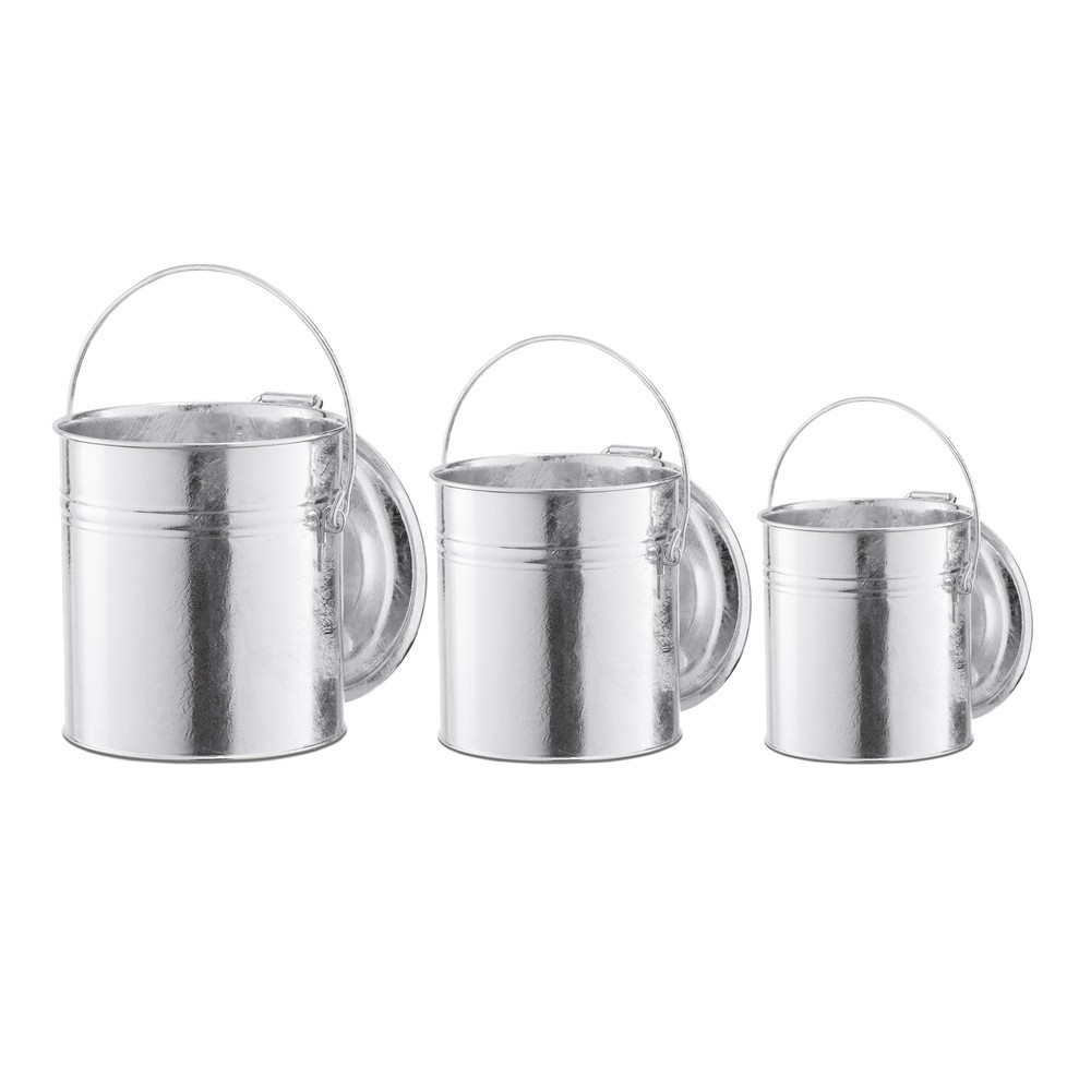Produktabbildung Nr. 1: RENNER Poubelle en tôle d’acier, 30 litres, galvanisée à chaud
