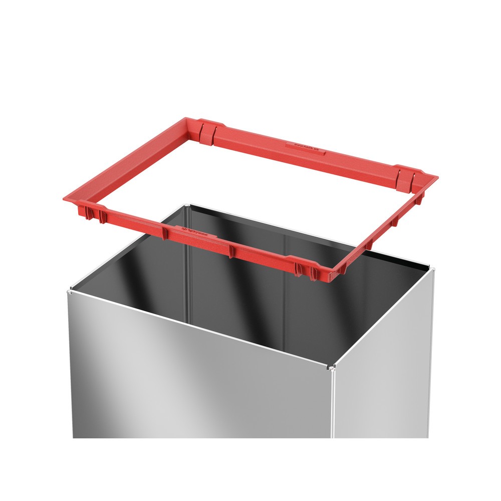Produktabbildung Nr. 2: Poubelle Hailo Big-Box Swing, 40 litres, acier inoxydable