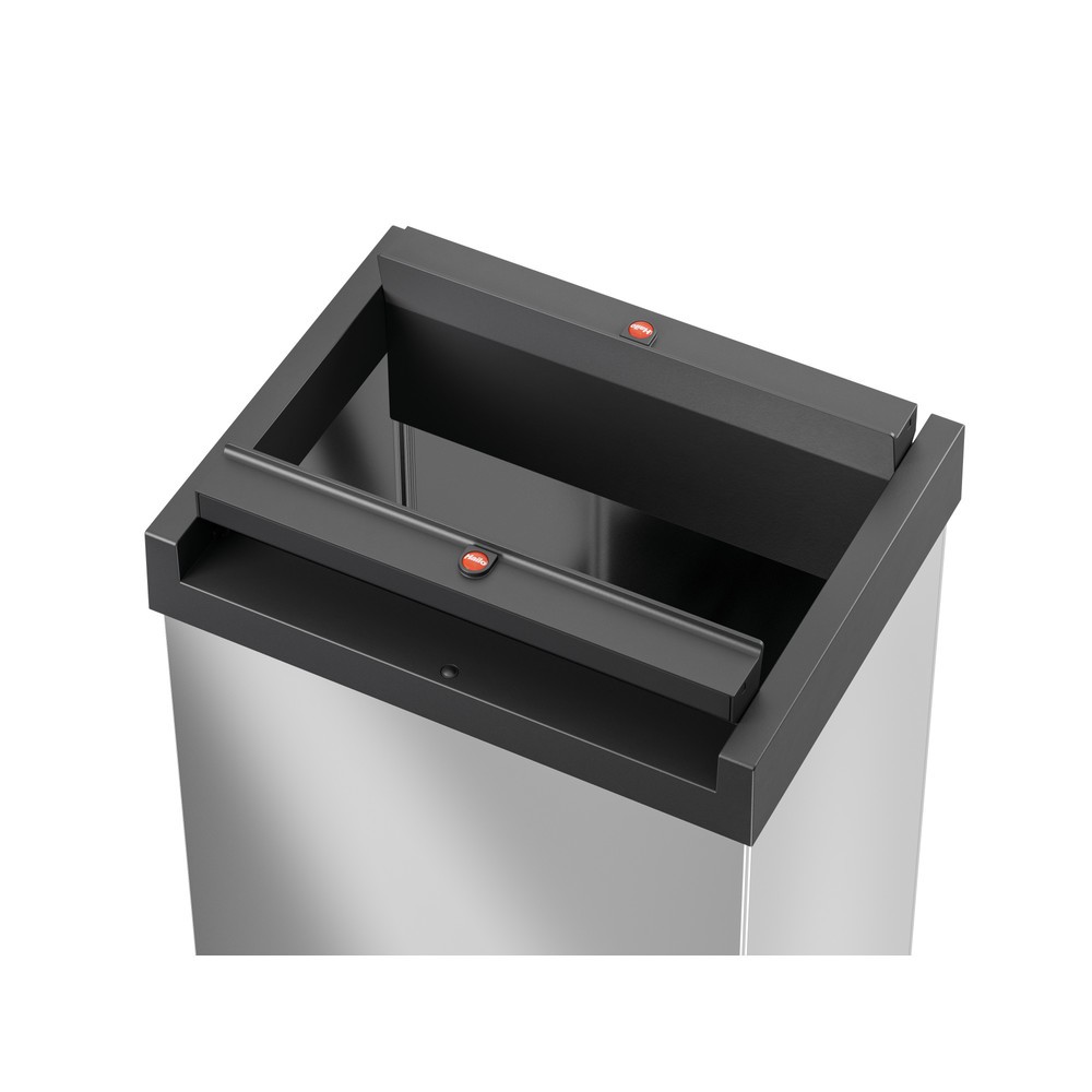 Produktabbildung Nr. 4: Poubelle Hailo Big-Box Swing, 60 litres, acier inoxydable