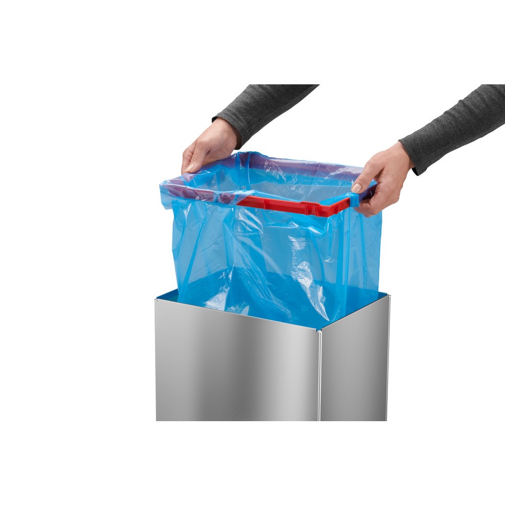 Produktabbildung Nr. 5: Poubelle Hailo Big-Box Swing, 60 litres, acier inoxydable