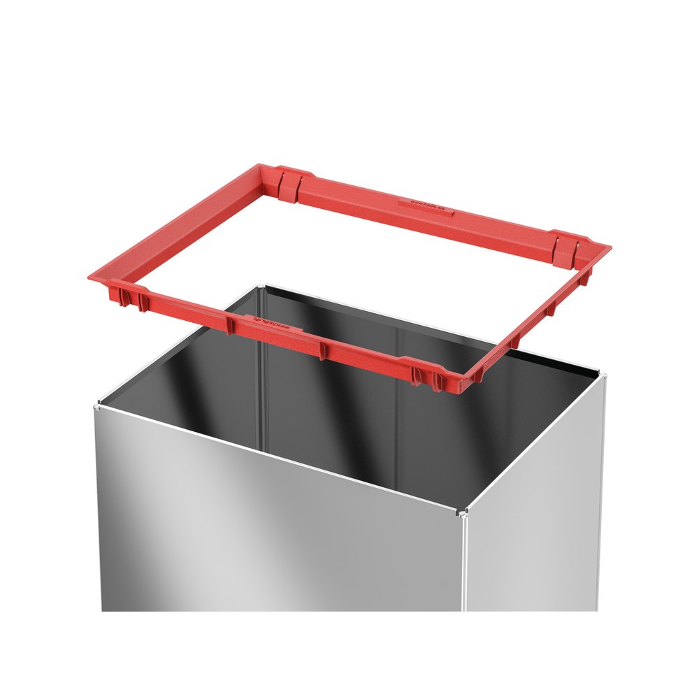 Produktabbildung Nr. 6: Poubelle Hailo Big-Box Swing, 60 litres, acier inoxydable