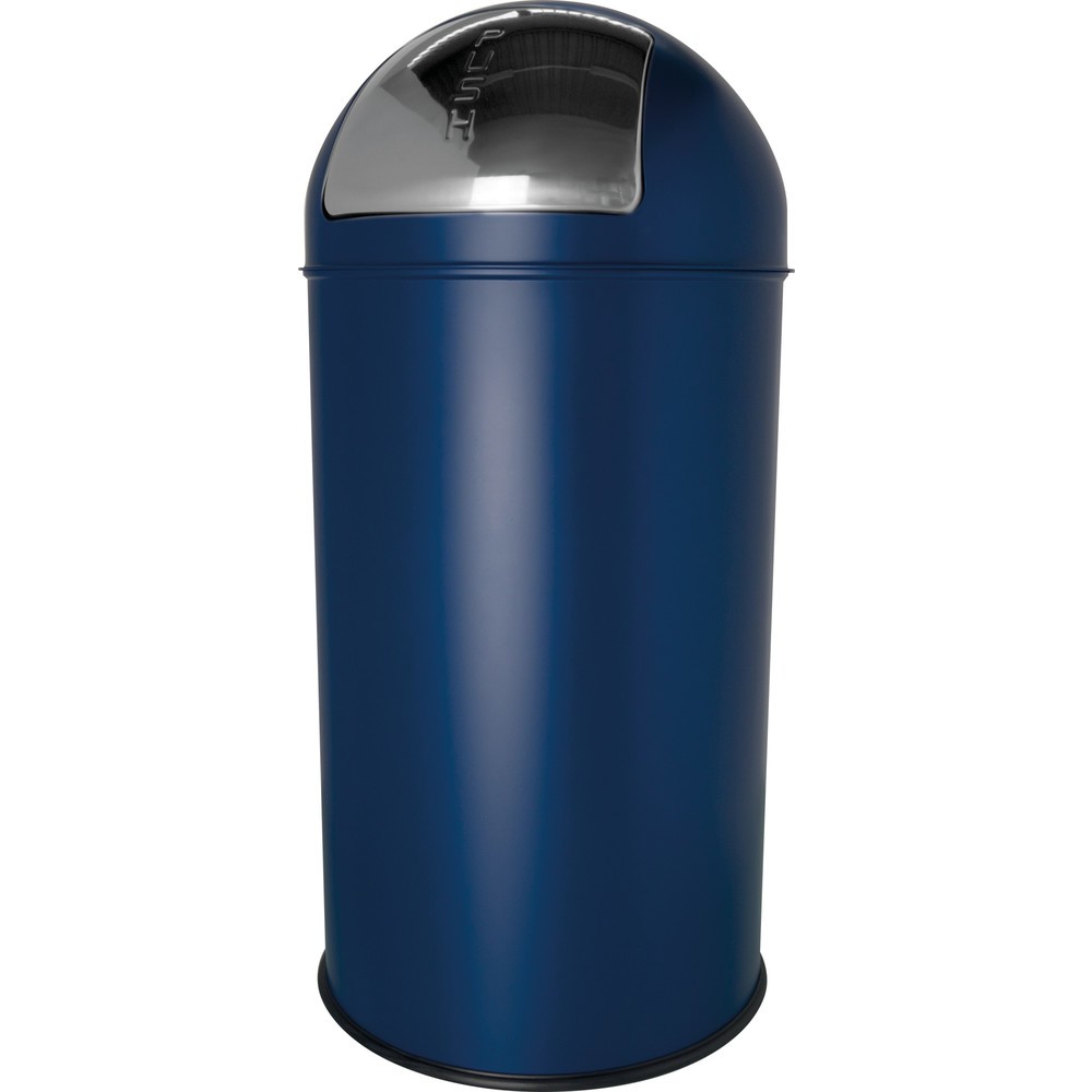N° de l'image du produit 1 : Poubelle helit « The Dome », 50 litres, bleu