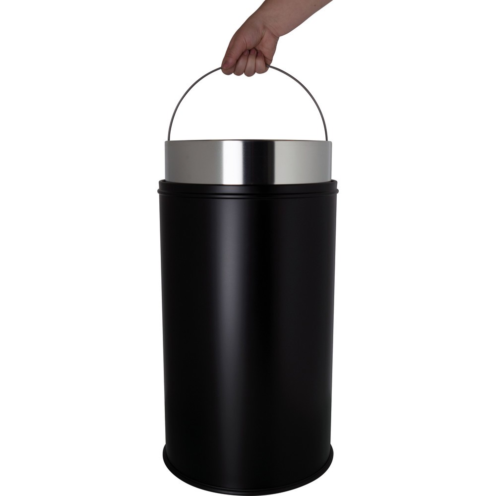Produktabbildung Nr. 3: Poubelle helit « The Dome », 50 litres, noir