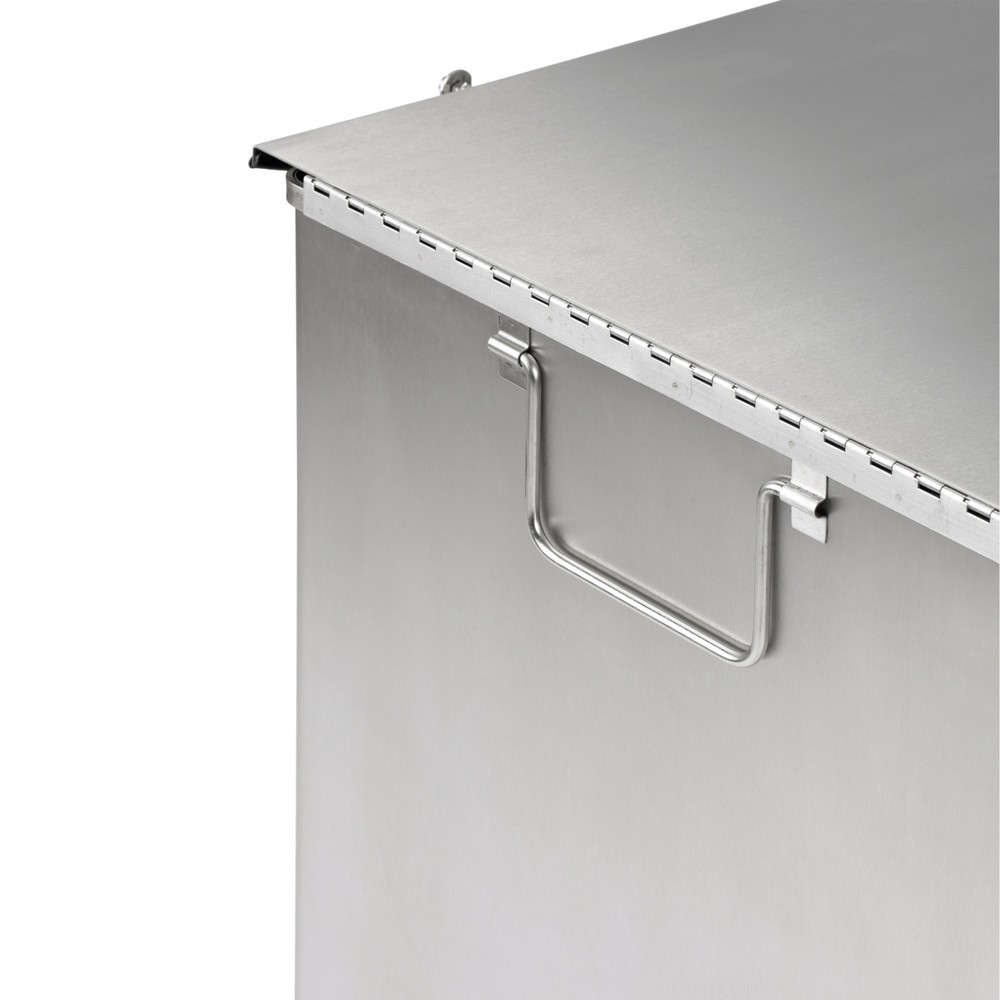 Produktabbildung Nr. 2: Poubelle industrielle à pédale, 45 litres, acier inoxydable