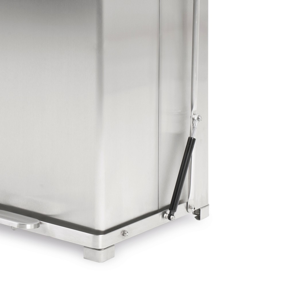 Produktabbildung Nr. 4: Poubelle industrielle à pédale, 45 litres, acier inoxydable