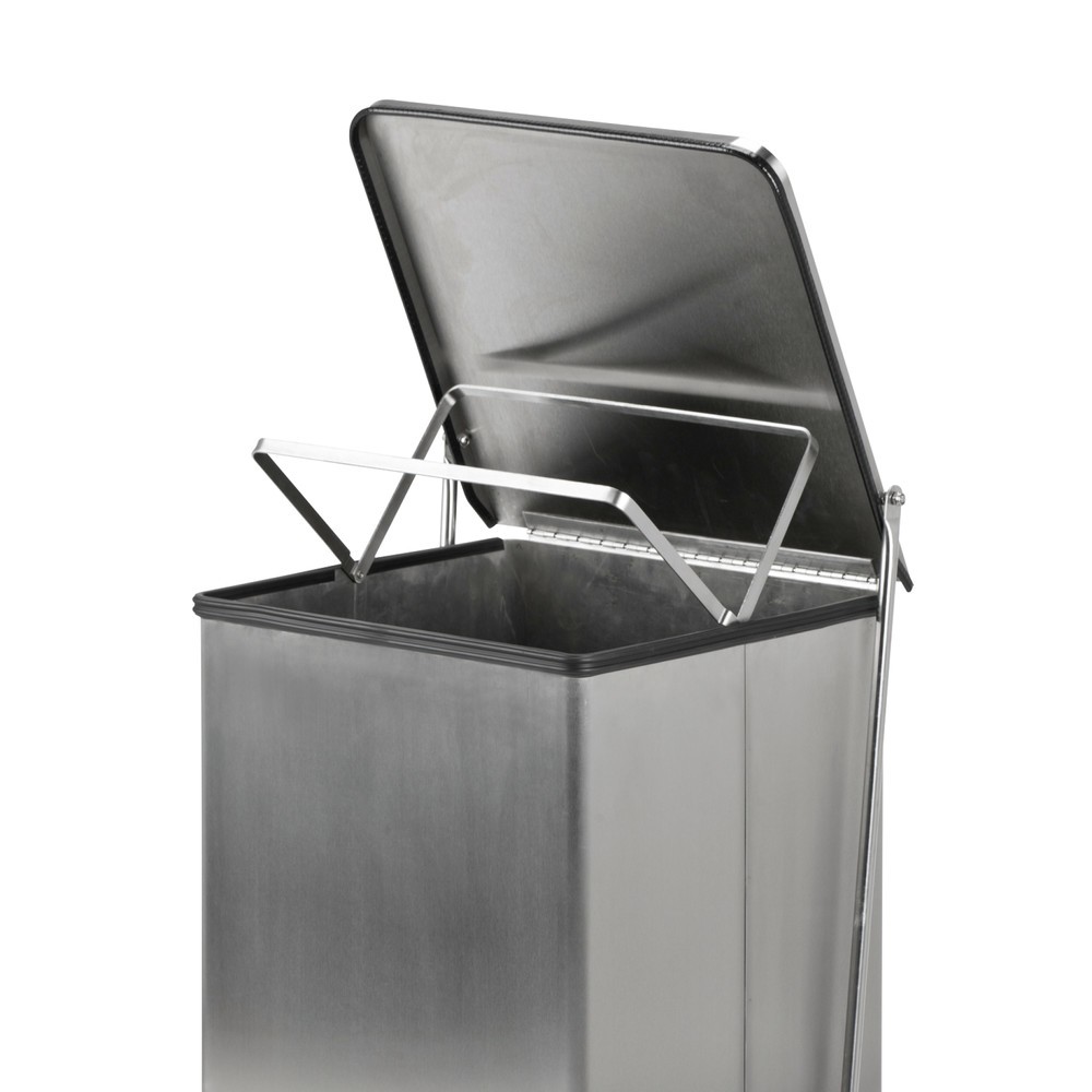 Produktabbildung Nr. 5: Poubelle industrielle à pédale, 45 litres, acier inoxydable