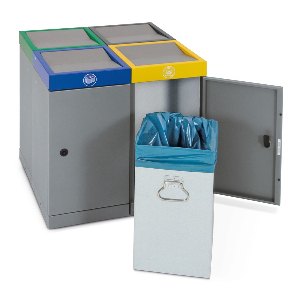 Produktabbildung Nr. 3: Collecteur de déchets stumpf®, 4x 30 litres, multicolore