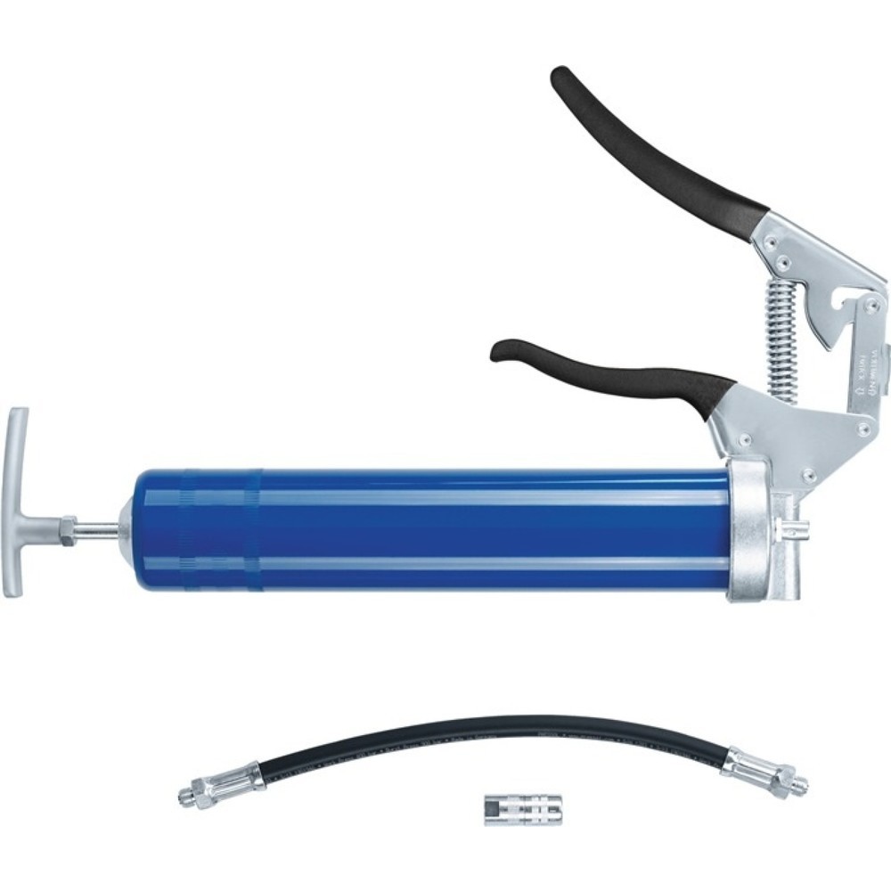 Produktabbildung: PRESSOL Einhandfettpresse f.400g Kartuschen/loses Fett 500 cm³