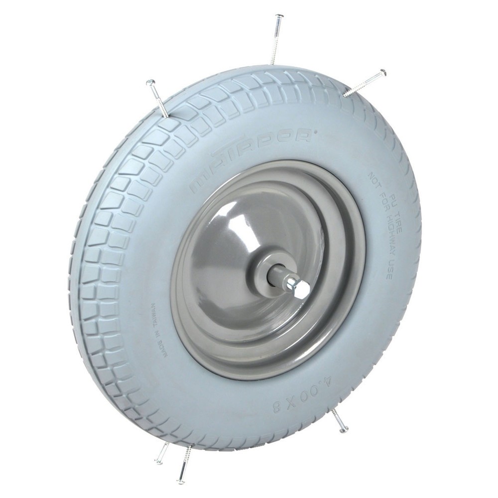 Produktabbildung: Matador pannensicheres Schubkarrenrad Ø400-8, Achslänge 200 mm