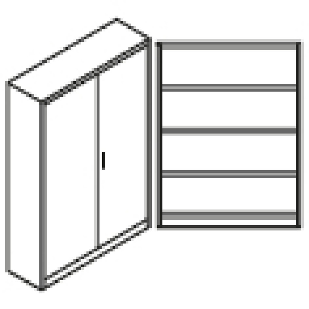 Produktabbildung Nr. 5: PRIORIT Brandschutzschrank, Feuerwiderstand 30 Min., 3 Einlegeböden, Höhe 1.961 mm