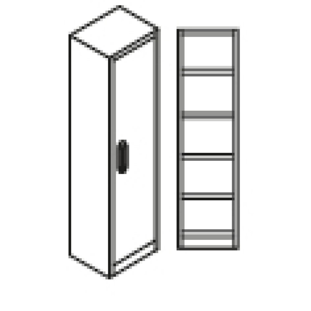 Produktabbildung Nr. 5: PRIORIT Akten-/Dokumentenschrank, Feuerwiderstand 90 Min., 1-flügelig, 4 Einlegeböden
