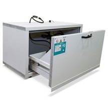 Produktabbildung Nr. 1: PRIORIT Untertisch-Brandschutzschrank, Feuerwiderstand 90 Min., HxBxT 630 x 592 x 570 mm, 1 Vollauszug