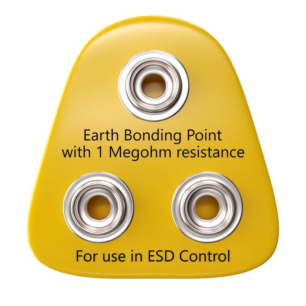 Produktabbildung Nr. 2: Prise de terre ESD pour tapis de travail NoTrax Anti-Stat POP™/High Tech POP™