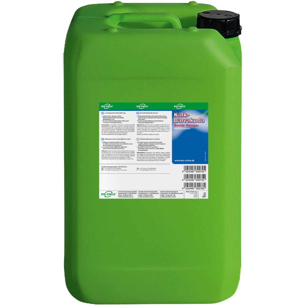 Produktabbildung Nr. 1: Produit de nettoyage BIO-CIRCLE Barracuda à la chaux, bidon de 20 litres