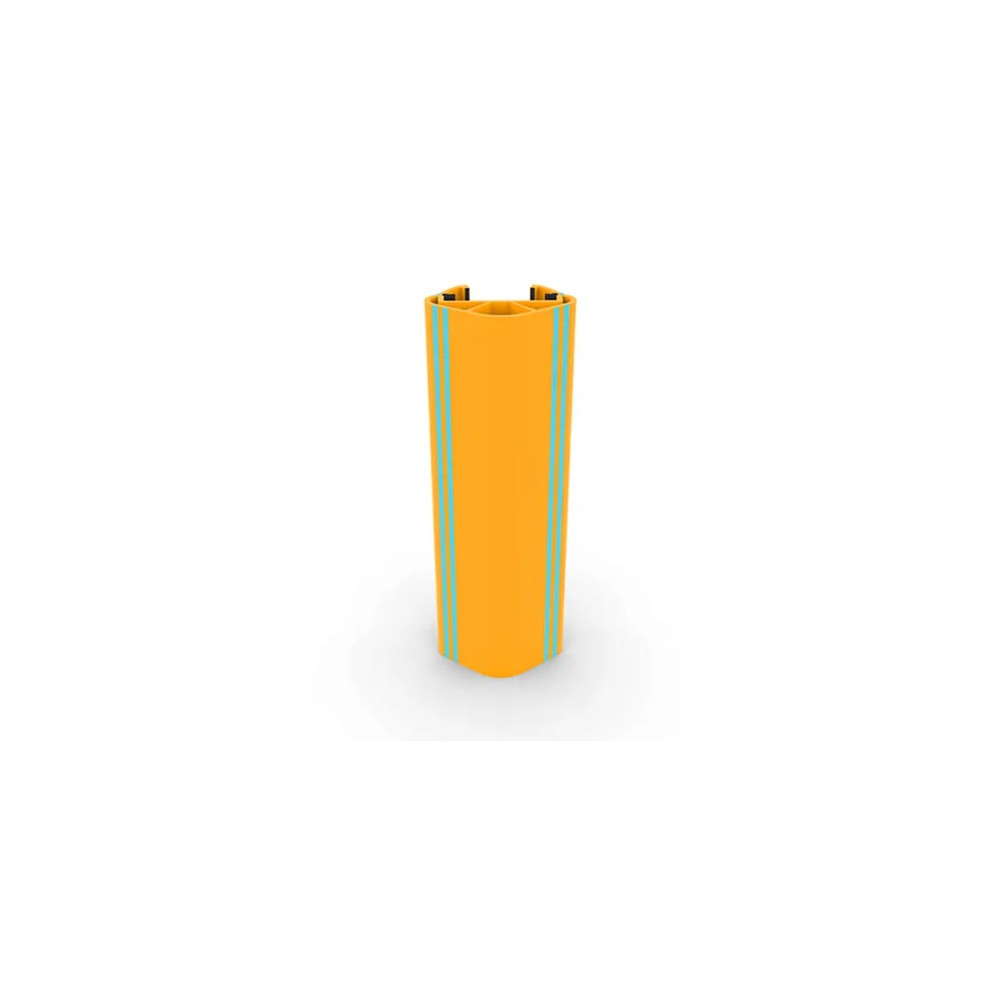 Illustration du produit: A-SAFE Protection contre les chocs pour rayonnages RackGuard en MEMAPLEX®, version frigorifique, cote intérieure HxlxP 600 x 102 x 68 mm
