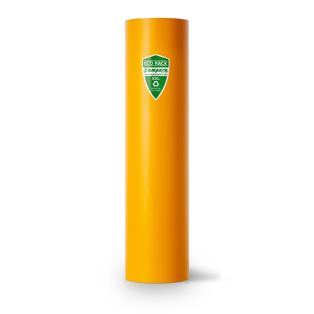 Illustration du produit: A.M.P.E.R.E. Protection contre les chocs pour rayonnages Eco Rack, en plastique, modèle XXL, cotes intérieures HxL 600 x 111-120 mm