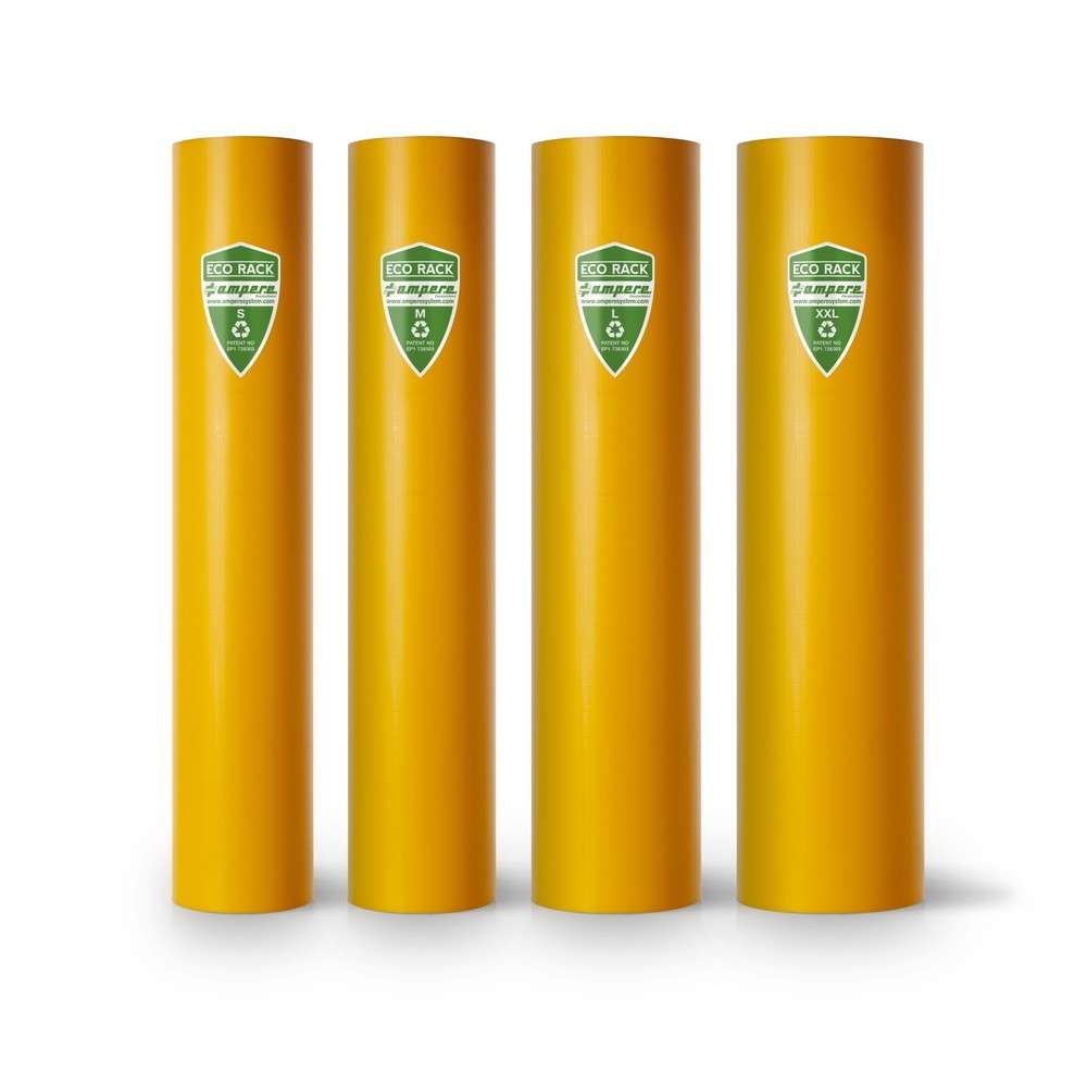 Produktabbildung Nr. 3: A.M.P.E.R.E. Protection contre les chocs pour rayonnages Eco Rack, en plastique, modèle L, cotes intérieures Hxl 600 x 101-110 mm