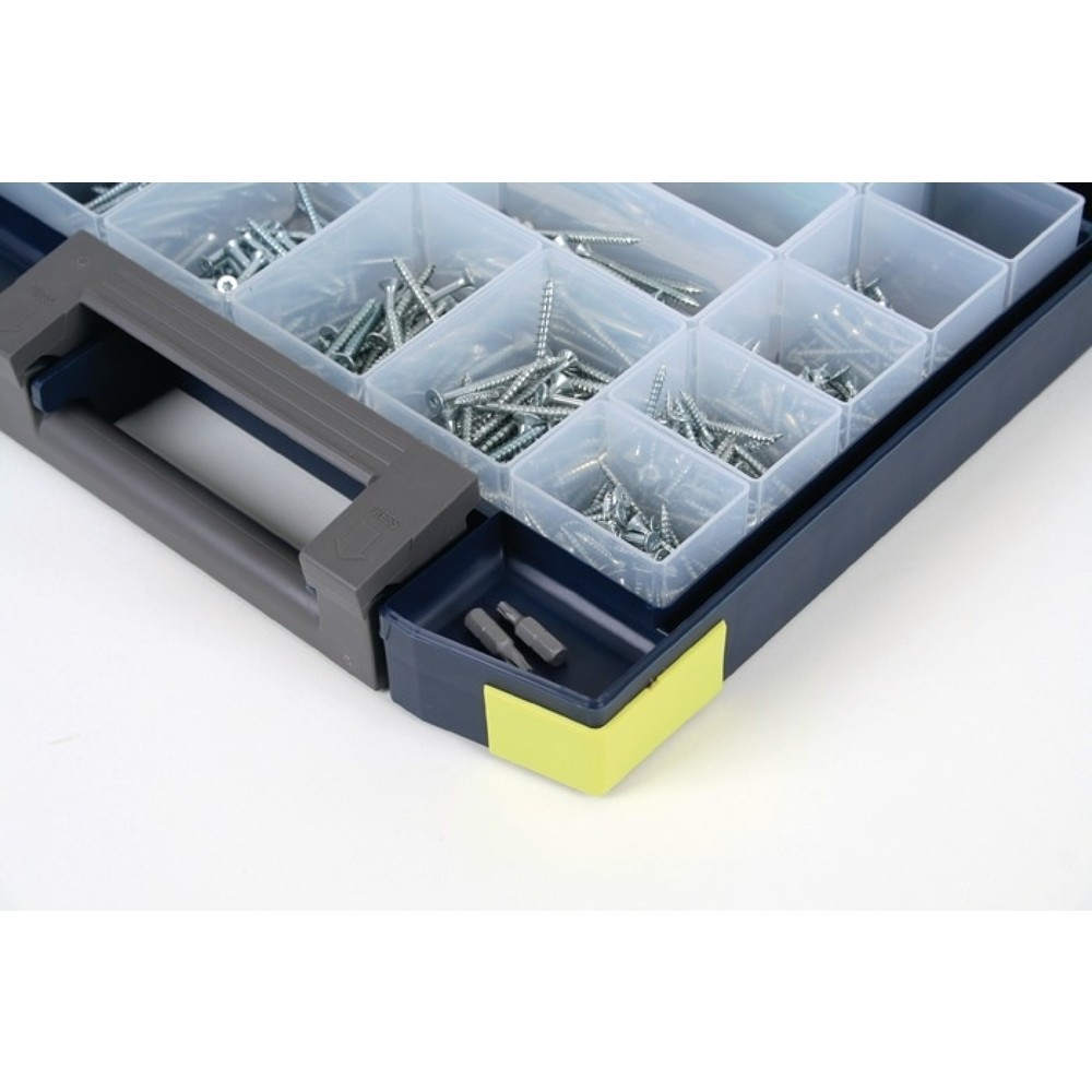 Produktabbildung Nr. 2: raaco Sortimentskoffer boxxser, 9 Fächer mit Profilraster, B241xT225xH55mm