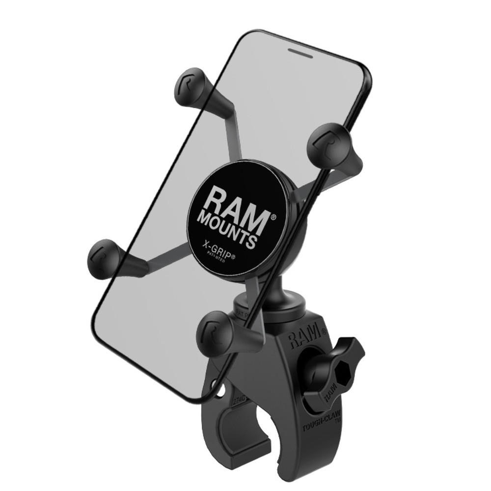 Produktabbildung Nr. 1: RAM Mounts X-Grip Support de serrage pour smartphones jusqu'à 82,6 mm de large, petite griffe robuste avec connexion X-Grip directe
