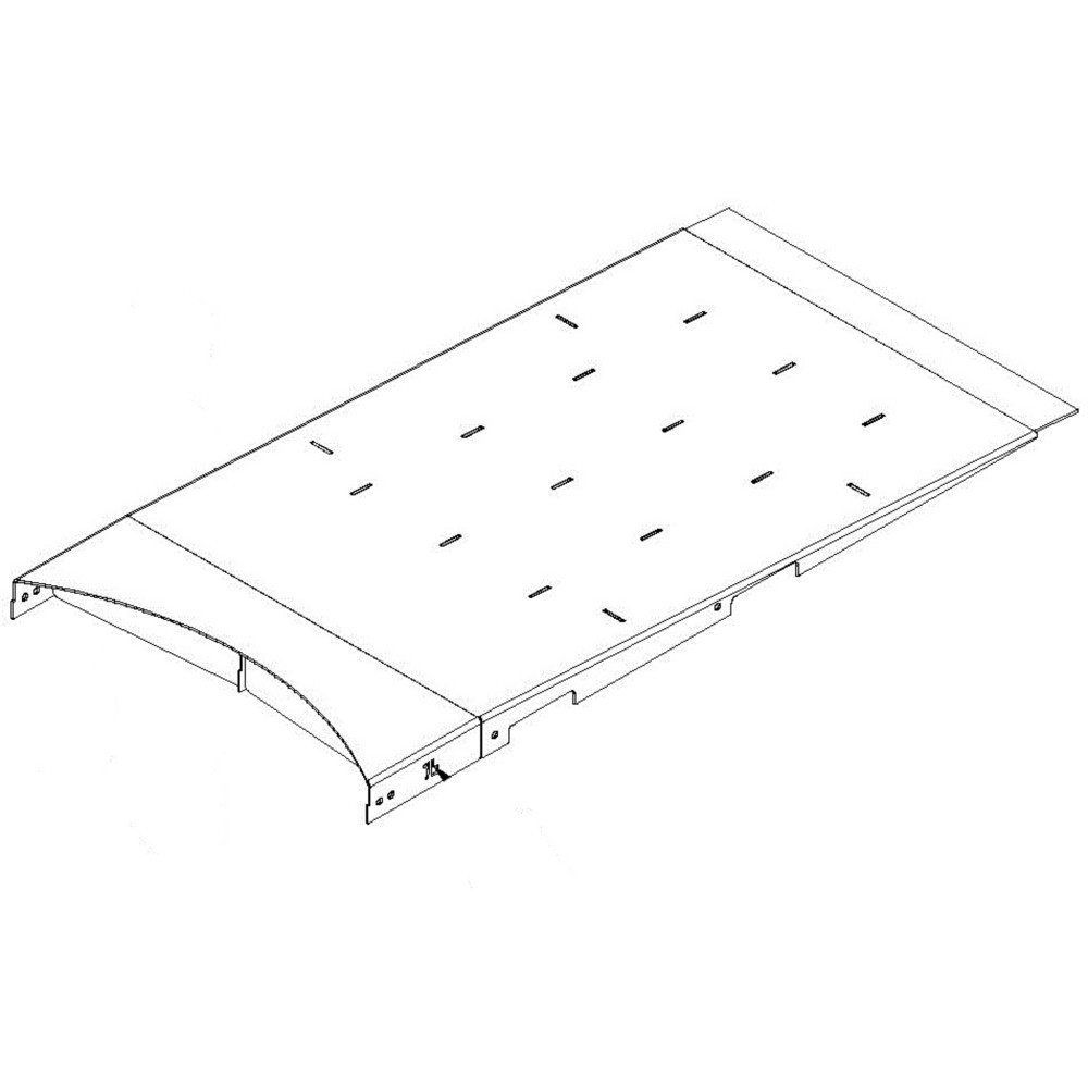 Illustration du produit: Rampe d'accès pour machine étirable PS VOLTA/VOLTA-A avec platine Ø 1.500 mm, largeur 800 mm