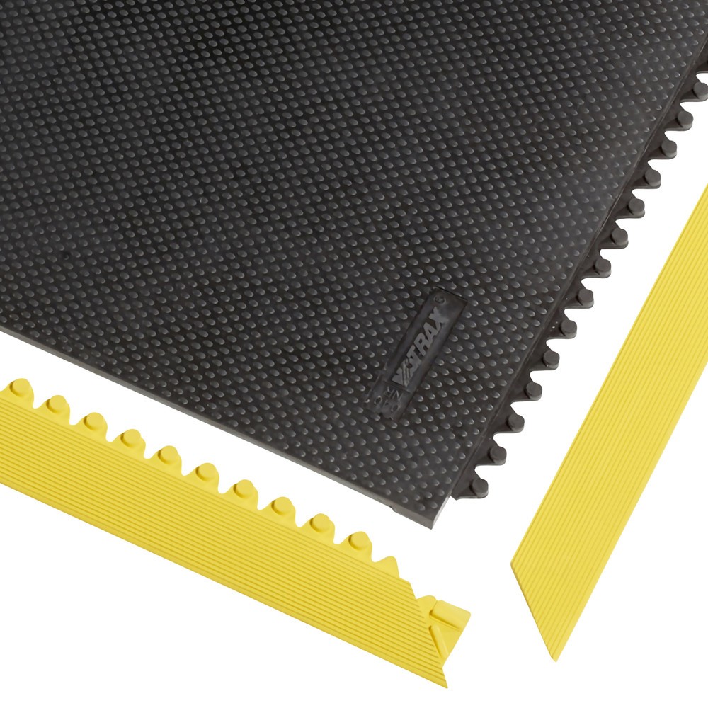 Produktabbildung Nr. 1: Randleiste für NoTrax Bodenmatte Slabmat Carré™, männlich, gelb