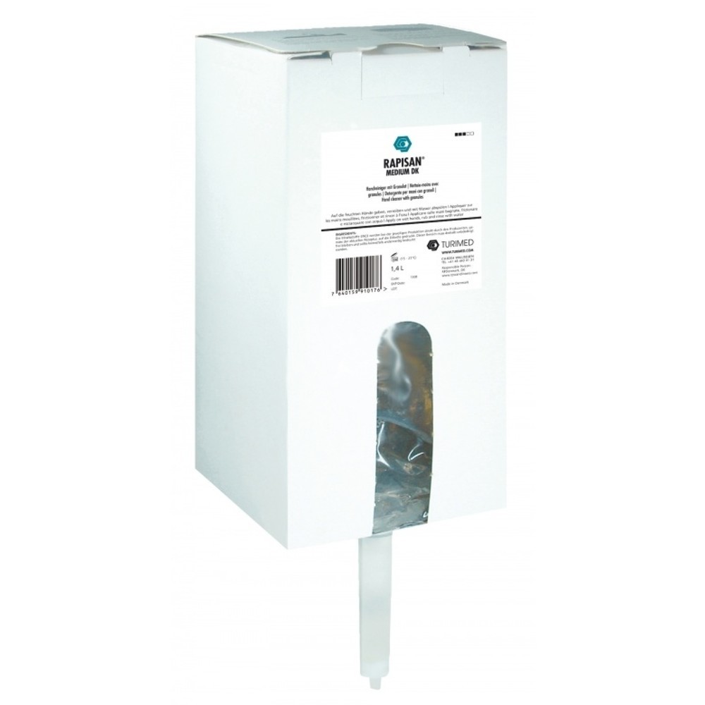 Produktabbildung: RAPISAN® MEDIUM DK Handreiniger mit Granulat 1400ml Bag-in-Box