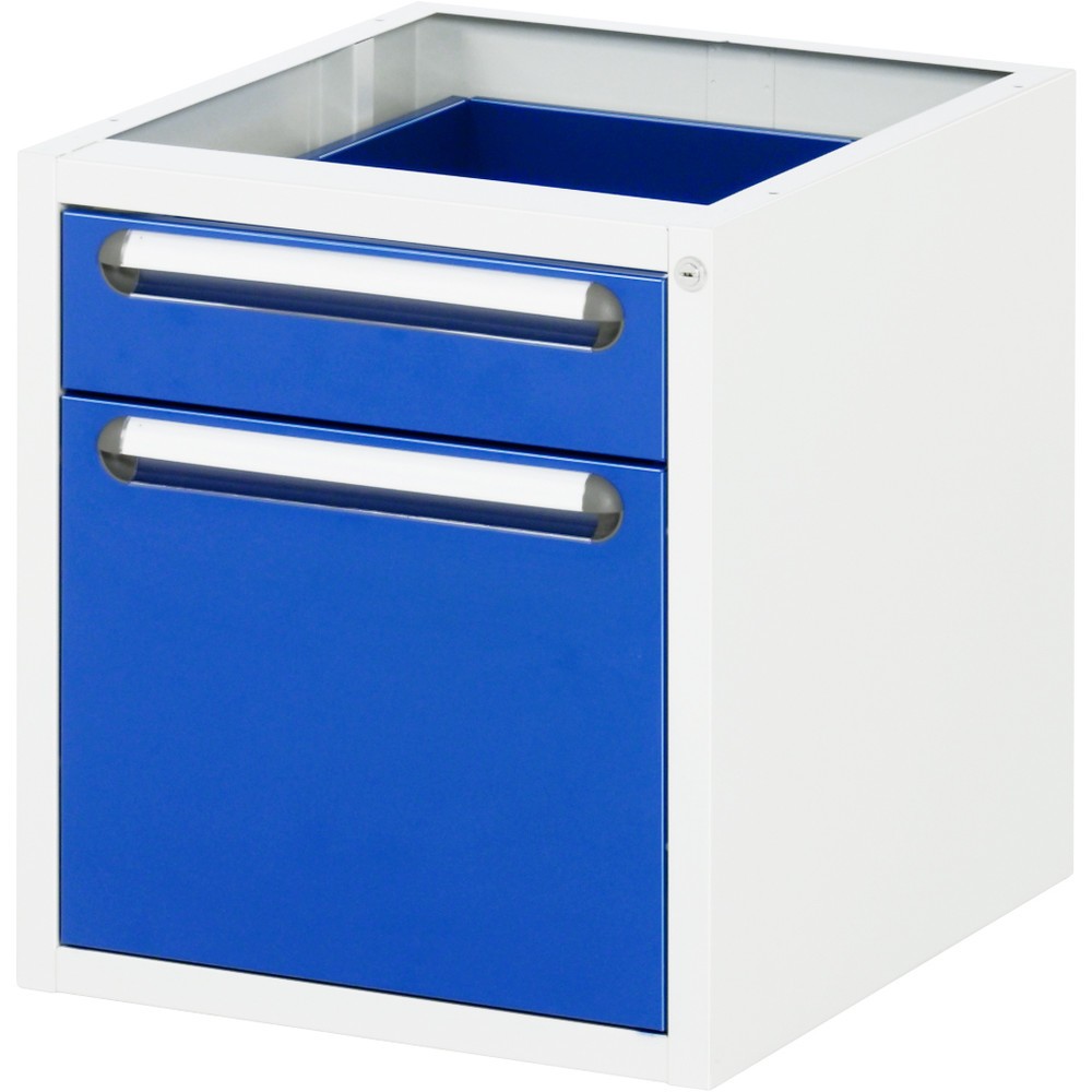 Illustration du produit: RAU Caisson sous plateau pour table pour poste de travail série Tom HxlxP 545 x 480 x 600 mm, avec 2 tiroirs