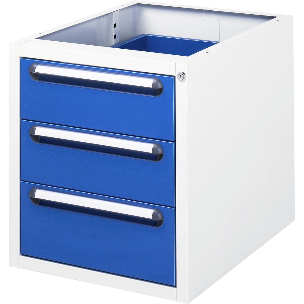 Illustration du produit: RAU Caisson sous plateau pour table pour poste de travail série Tom HxlxP 545 x 480 x 600 mm, avec 3 tiroirs