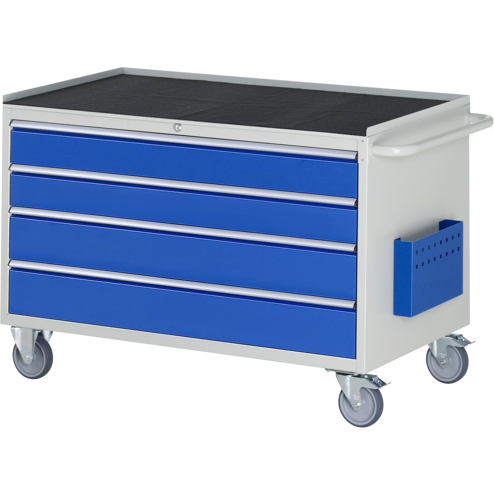 Produktabbildung Nr. 1: RAU Chariot de montage Série 7000, HxlxP 795 x 1 145 x 650 mm, 4 tiroirs 2 x 120, 2 x 150 mm, plan de travail en métal, capacité de charge des tiroirs 50 kg