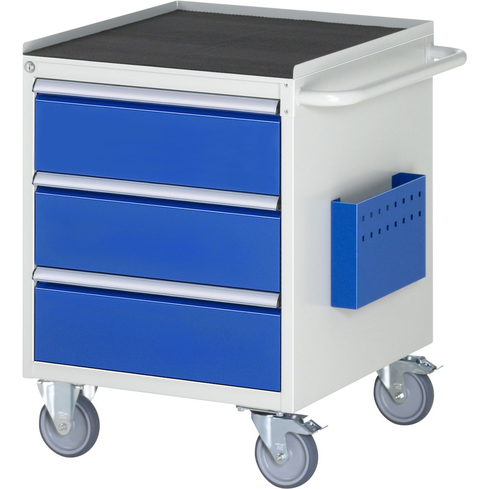 Produktabbildung Nr. 1: RAU Servante d'atelier série 7000, HxlxP 795 x 580 x 650 mm, avec 3 tiroirs taille L, surface métallique
